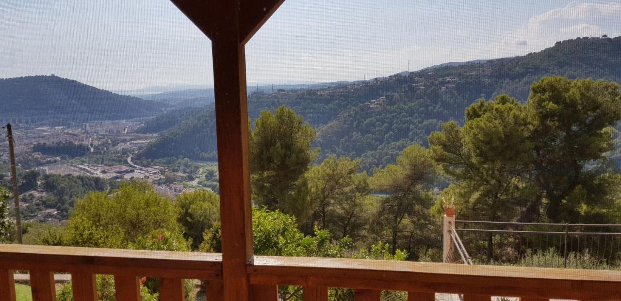 Le Chalet De La Pierreraie Cote D'Azur Piscine Terrasse Et Vue Mer Drap Eksteriør billede