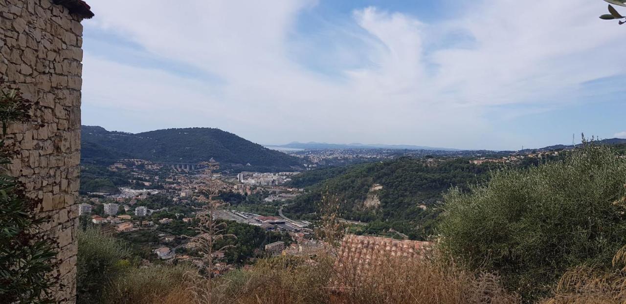 Le Chalet De La Pierreraie Cote D'Azur Piscine Terrasse Et Vue Mer Drap Eksteriør billede