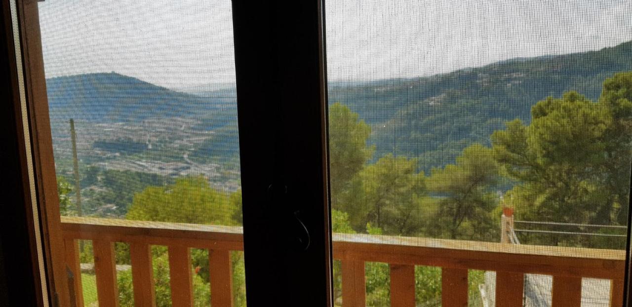 Le Chalet De La Pierreraie Cote D'Azur Piscine Terrasse Et Vue Mer Drap Eksteriør billede